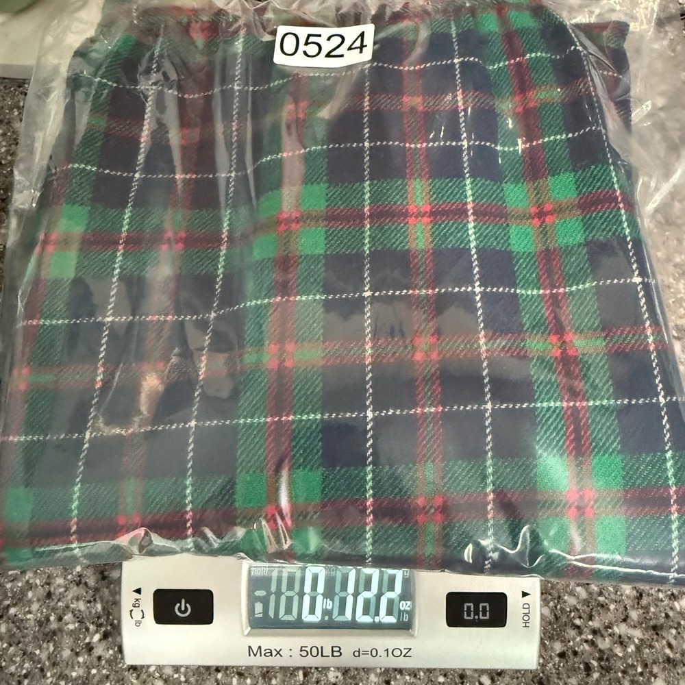 Vintage Pendleton Wool Plaid Midi Skirt Green Navy Red Pockets Made in USA 12 - Picture 9 of 9